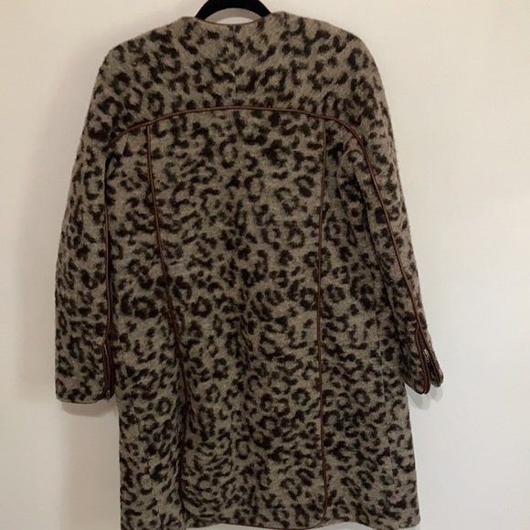 Thakoon Addition Leopard Wool Coat - Picture 4 of 4